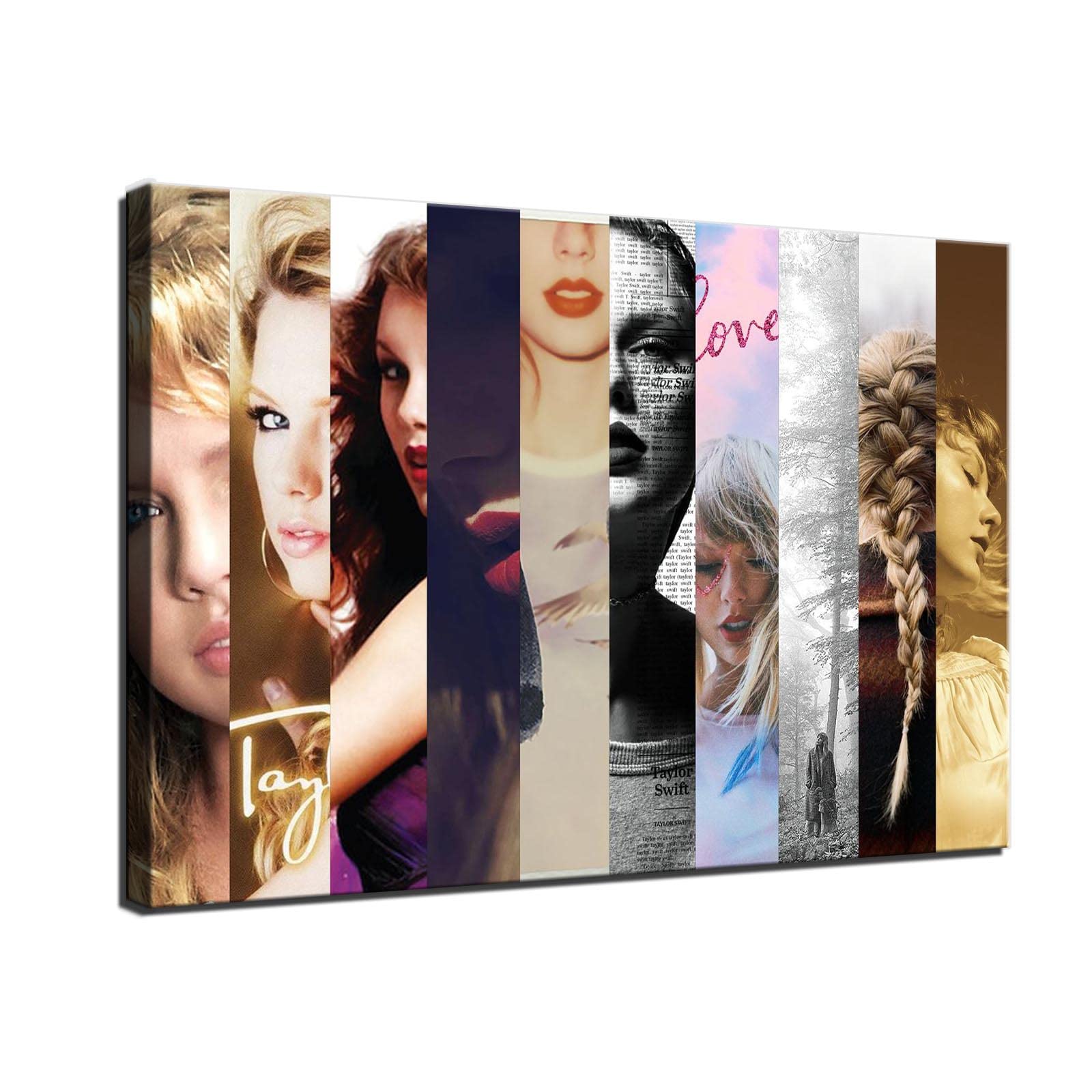 Taylor Swift Music Album Poster Canvas Prints Wall Art Decor Living Room Artwork Posters Bedroom Large Wall Art Pictures (8x12(inch),Unframed)