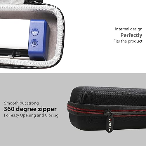 Miniatura 3 de LTGEM Funda rígida para Fujitsu ScanSnap iX100, HP Modelo HPPS100, Canon imageFORMULA P-208II Escáner de documentos y más (solo funda)