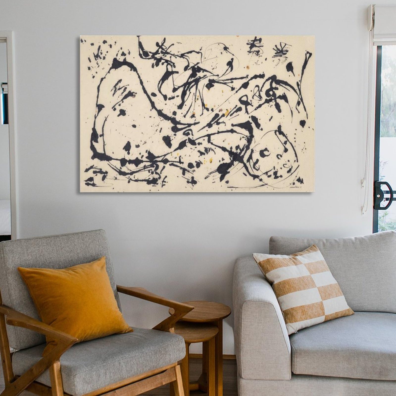 絵画 No.7 Amazon.com: Jackson Pollock Prints Poster Number 7, 1951 Abstract