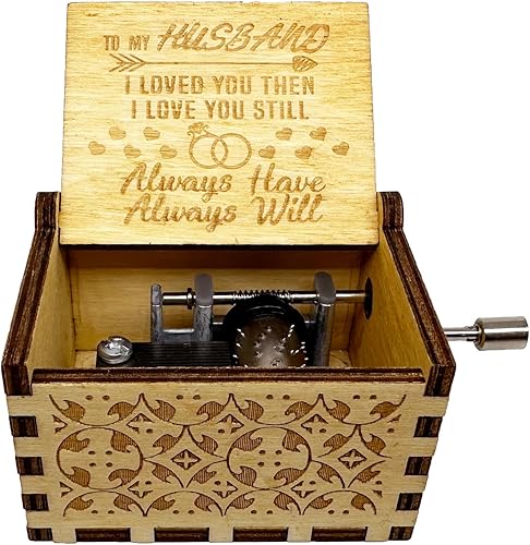 Miniatura 9 de Caja de música You are My Sunshine from Mom to Daughter, manivela clásica grabada, cajas musicales grabadas, regalos de recuerdo para hija de mamá