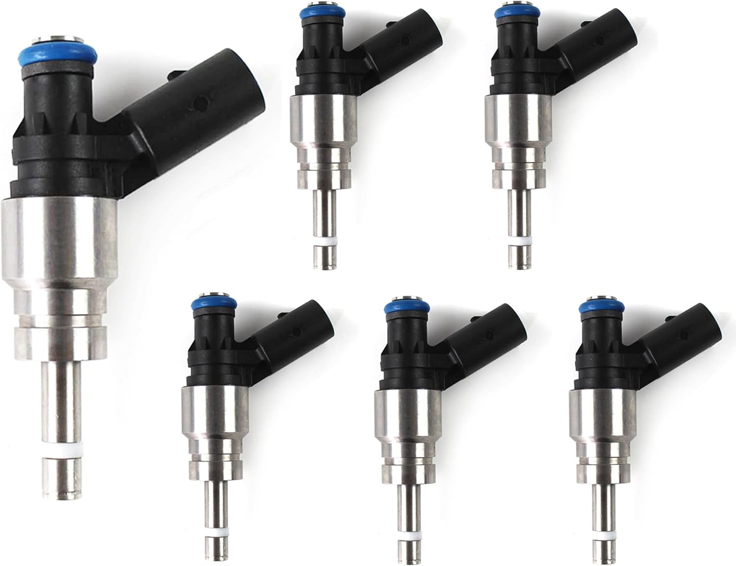 6X New Fuel Injectors 06E906036F Fits For 2008-2011 A4 Quattro A5 Quattro A6 Q5 3.2L Engine Injector Parts, Replace OE 06E906036F,06E 906 036 F, 06E 906 036F