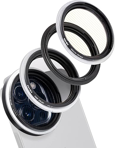 NiSi IP-A Cinema Kit para iPhone  Portafiltros y cuatro filtros para iPhone Fotografía y Videografía