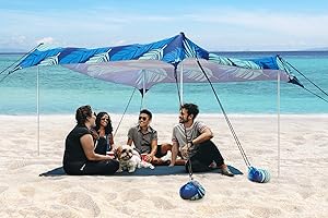 Large Beach Shade with UPF50+ Protection for Sun-Safe Outdoor Enjoyment