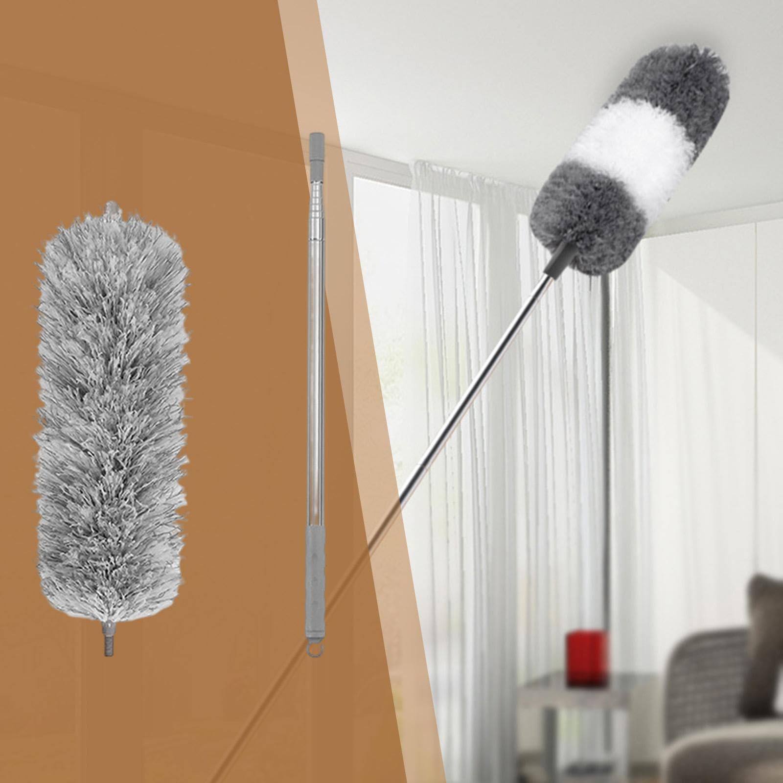 Retrattile, Versatile, Rimuove La Polvere Senza Sforzo, Leggero E Pratico, Ideale per La Pulizia Dei Ventilatori a Soffitto, con, Style C