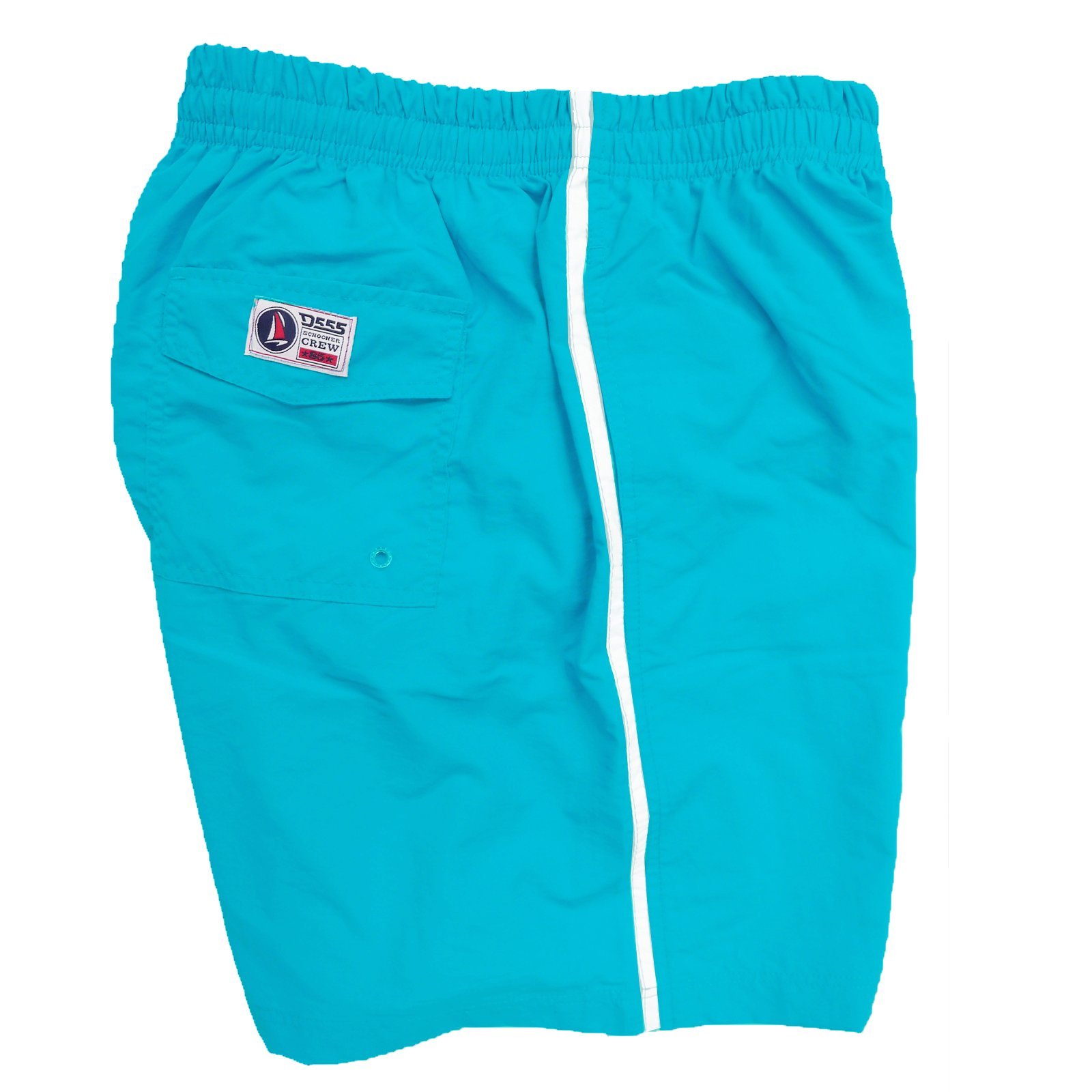 D555 Yarrow- Full Length Swim Short in Blue in 5XL