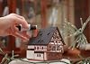 Portavelas de Arte en Cerámica para Decoración de Habitaciones, Miniatura Artesanal Coleccionable, Casa de Luz, Hotel Schiefes Haus, Ulm, Alemania B257AR* 5