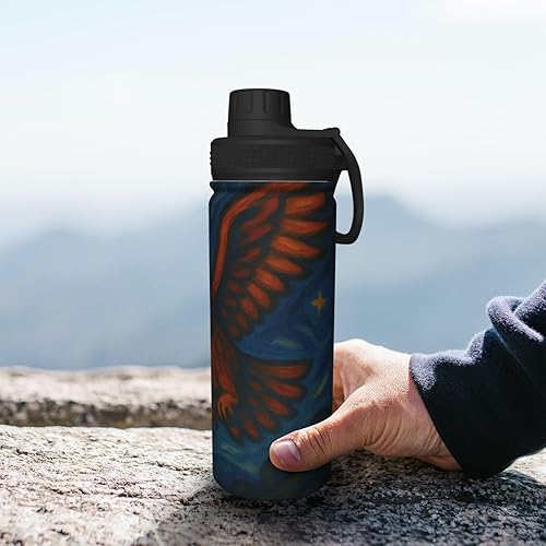 Miniatura 8 de Owl Insulated Stainless Steel Kettle  Print Funny Water Bottle Insulated  Ideal for Sports and Travel