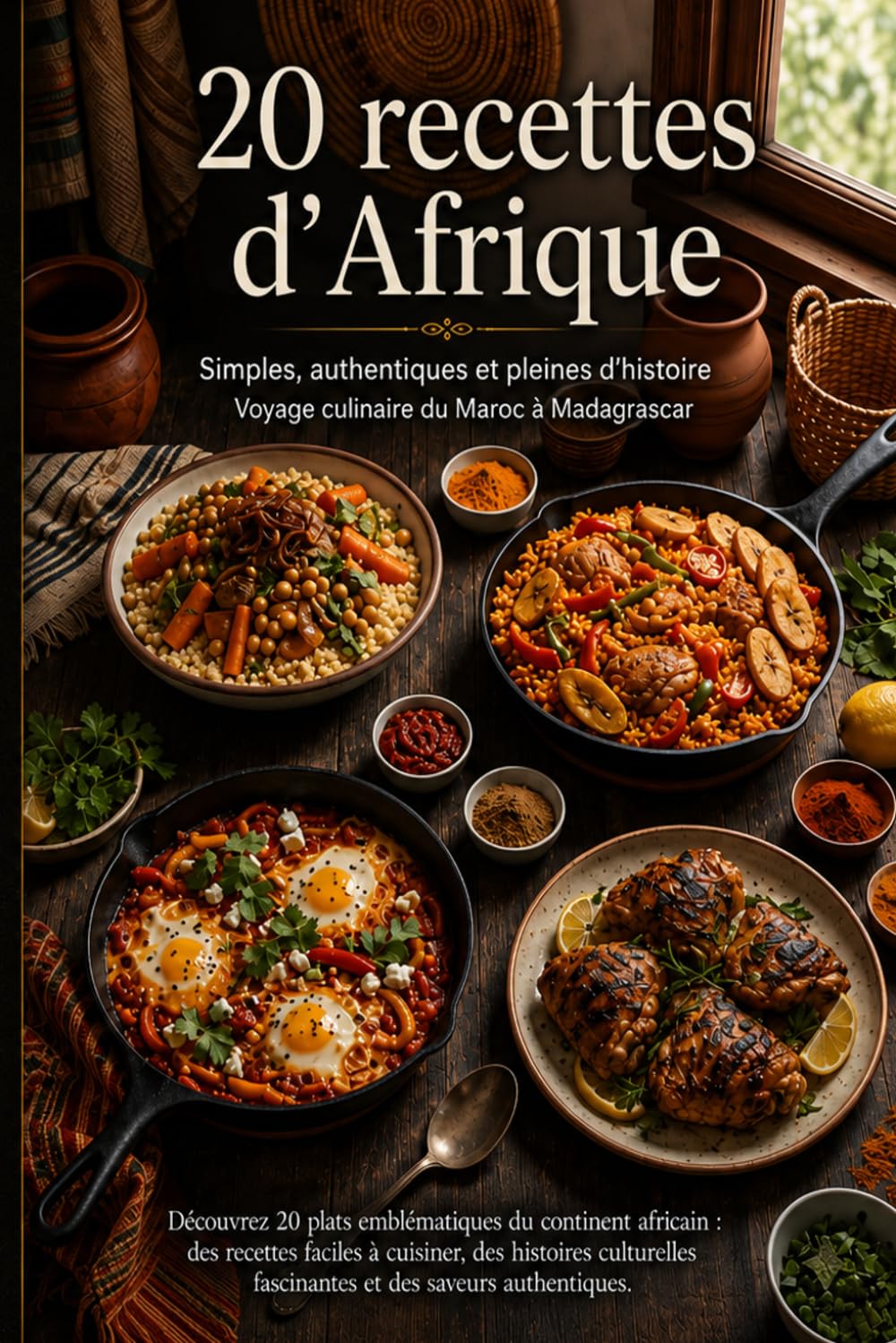 20 recettes d'Afrique: Simples, authentiques et pleines d'histoire - Voyage culinaire du Maroc à Madagascar (Collection Les Vieilles Marmites)
