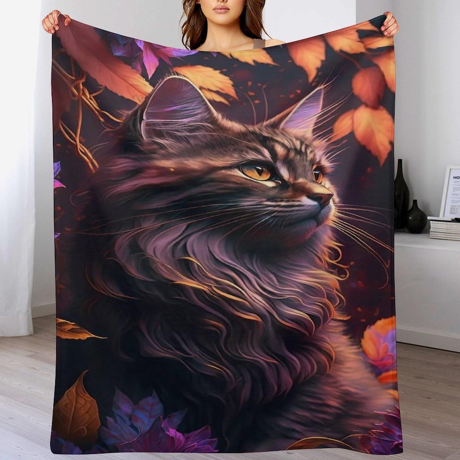 Manta suave para sofá de franela cálida para tardes de películas en invierno