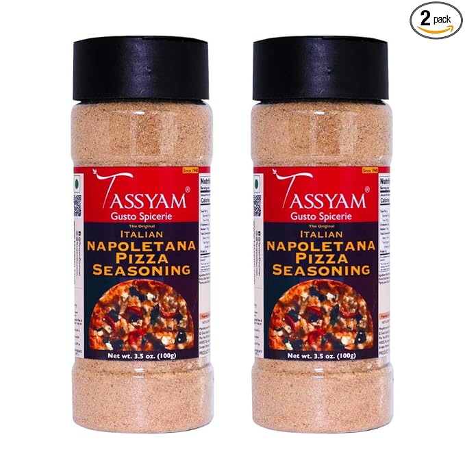 Napoletana Pizza Seasoning 200g (100g x2) | Dispenser Bottle, Italian Pizza Pasta Herb Masala