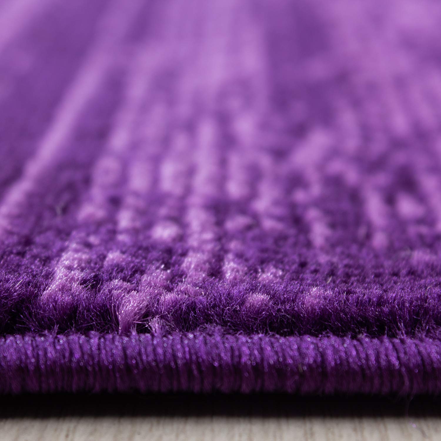Carpettex Teppich Wohnzimmer Kurzflor 160 x 230 cm Lila Modern Unicolor - Einfarbig -Teppich Schlafzimmer Flauschig Extra Weich Waschbar Küchenteppich Teppich Esszimmer Kinderzimmer Wohnzimmerteppich
