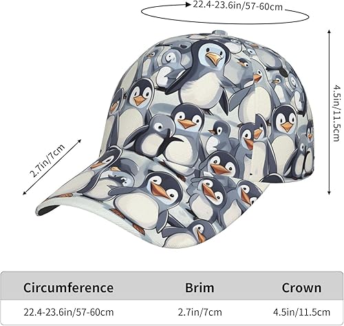 Miniatura 8 de Gorra de béisbol con patrón de medusas para hombres y mujeres con correa ajustable para la cabeza, sombreros de pico plano