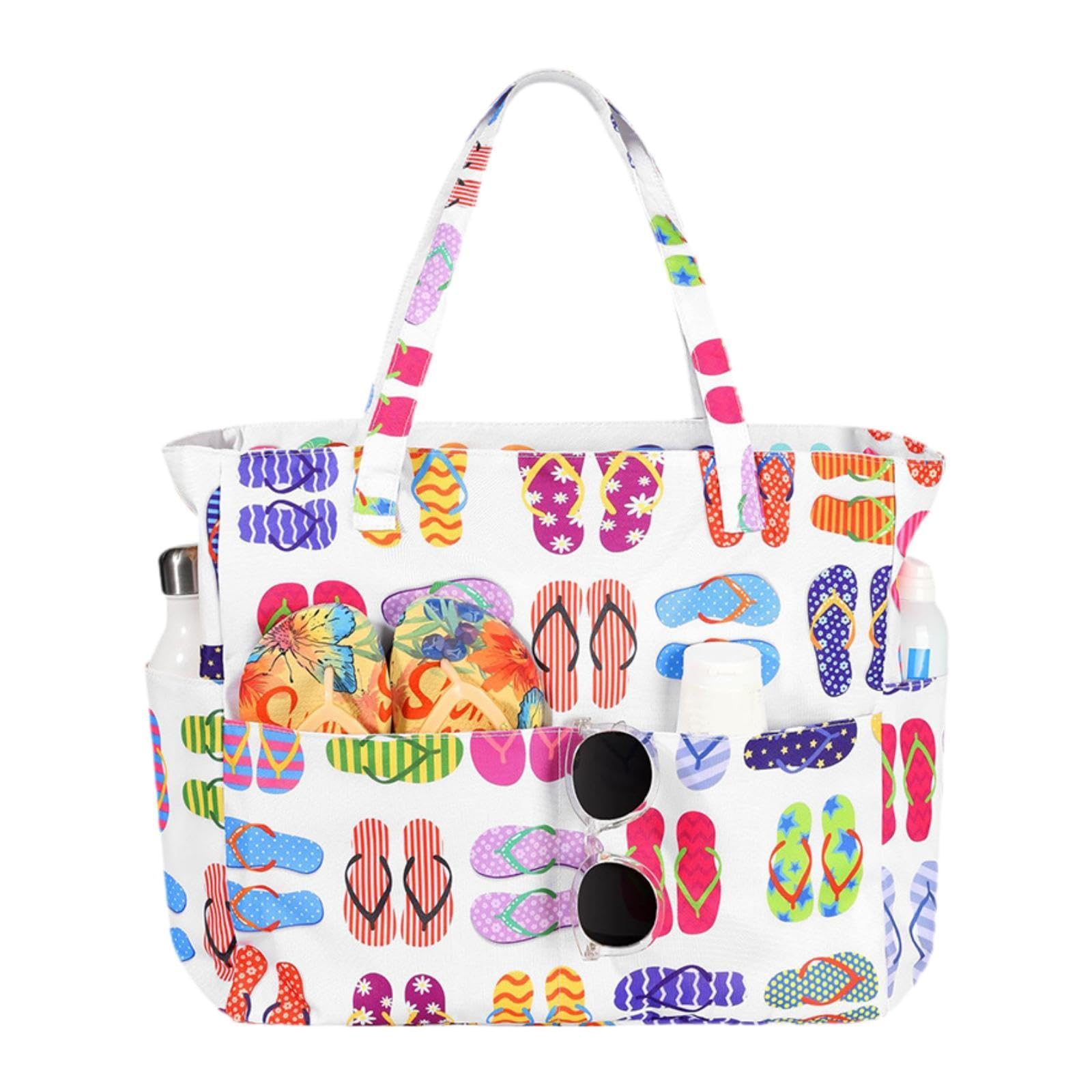 Gym Carry Bag and Pocket Beach Tote Bag for Picnic Vacation Swimming Pool A|Clothing Shoes & Accessories| Womens Handbags & Bags-picture-13