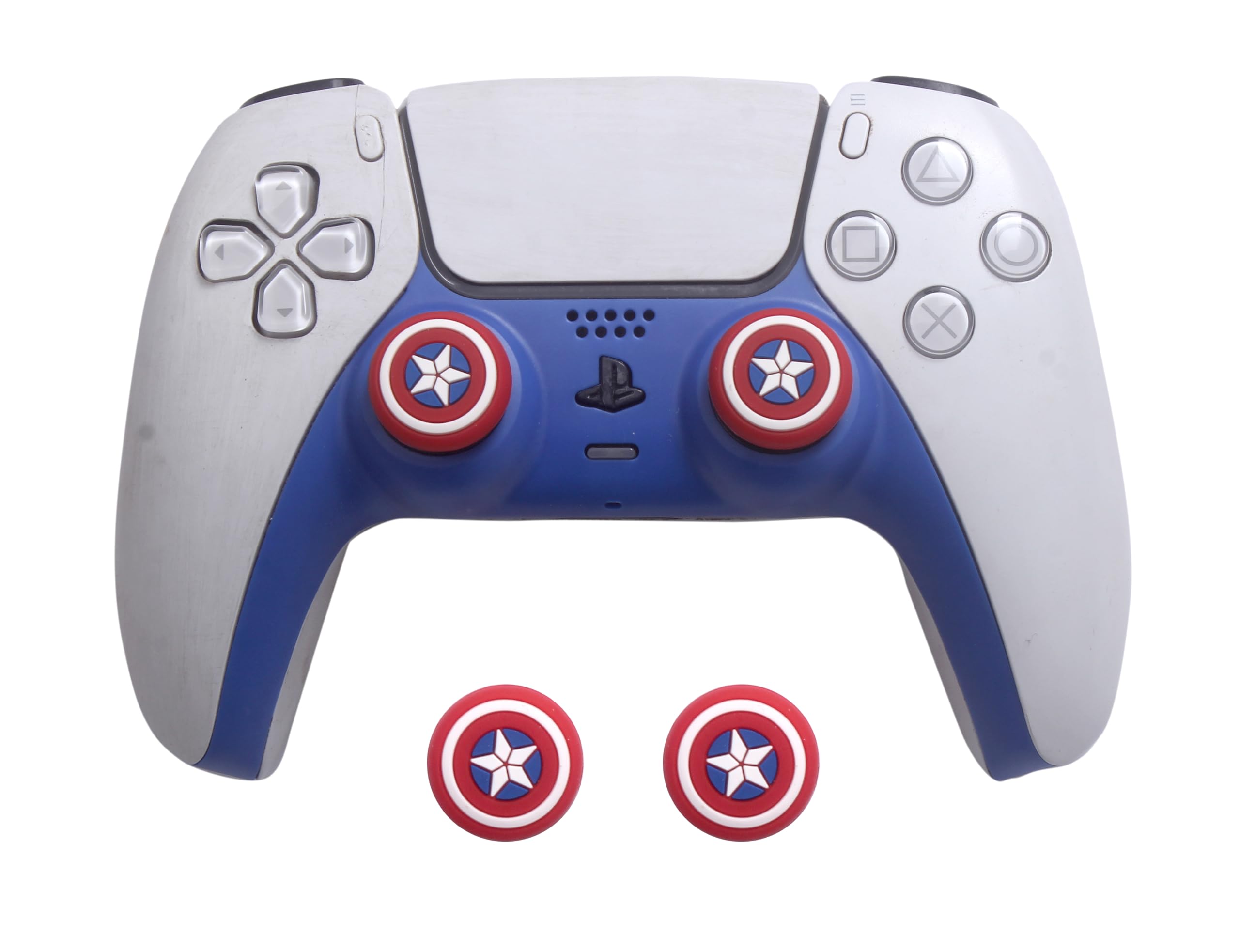 New World Captain America ThemeThumbgrips Thumbstick Grips for PS5,PS4 Xbox series ,Xbox one and Switch Controller (4 PC ) (B084J4GN84) Amazon Price History, Amazon Price Tracker