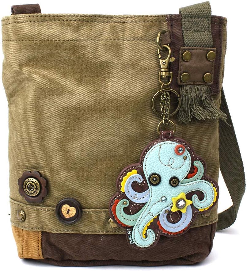 CHALA Patch Crossbody - Octopus- Olive