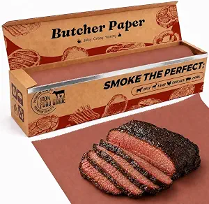  Pink Butcher Paper Roll 18" x 2400" (200') with Upgraded Packaging for Smoker BBQ Grilling Smoking Meat Unbleached Uncoated Unwaxed