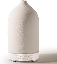 Diffuserlove Ceramic Diffuser 200ML Essential Oil Diffusers Aromatherapy Air Diffuser for Room 2 Mist Modes Stone Diffuser