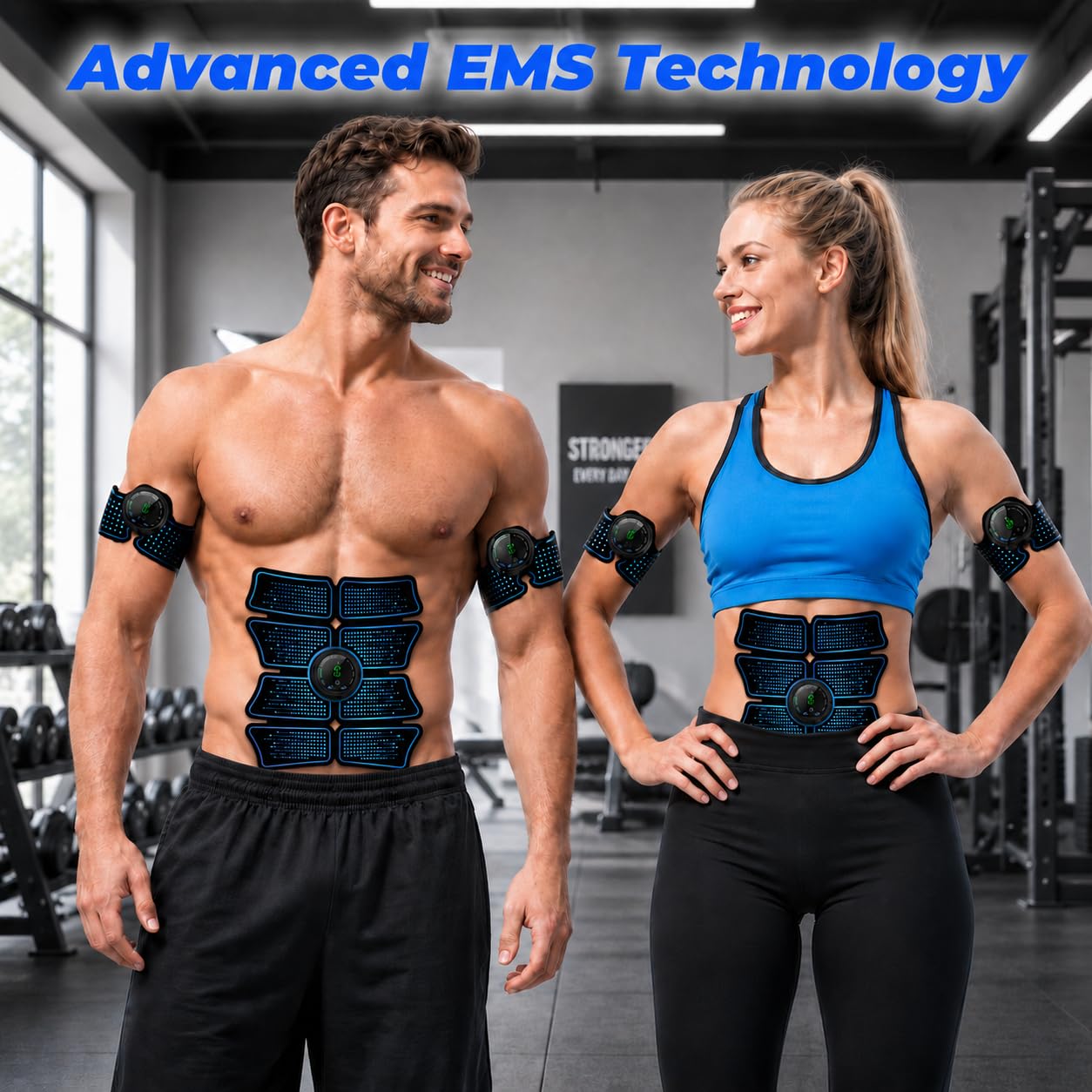 Portable Home Fitness Muscle Stimulator, Abs Booty Trainer for Full Body — Amazon image 3