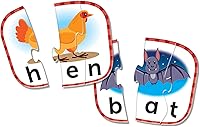 Vista 2 de Learning Resources 3-Letter Word Puzzle Cards, Kindergarten Readniness, Self Correcting Puzzles, Ages 3+