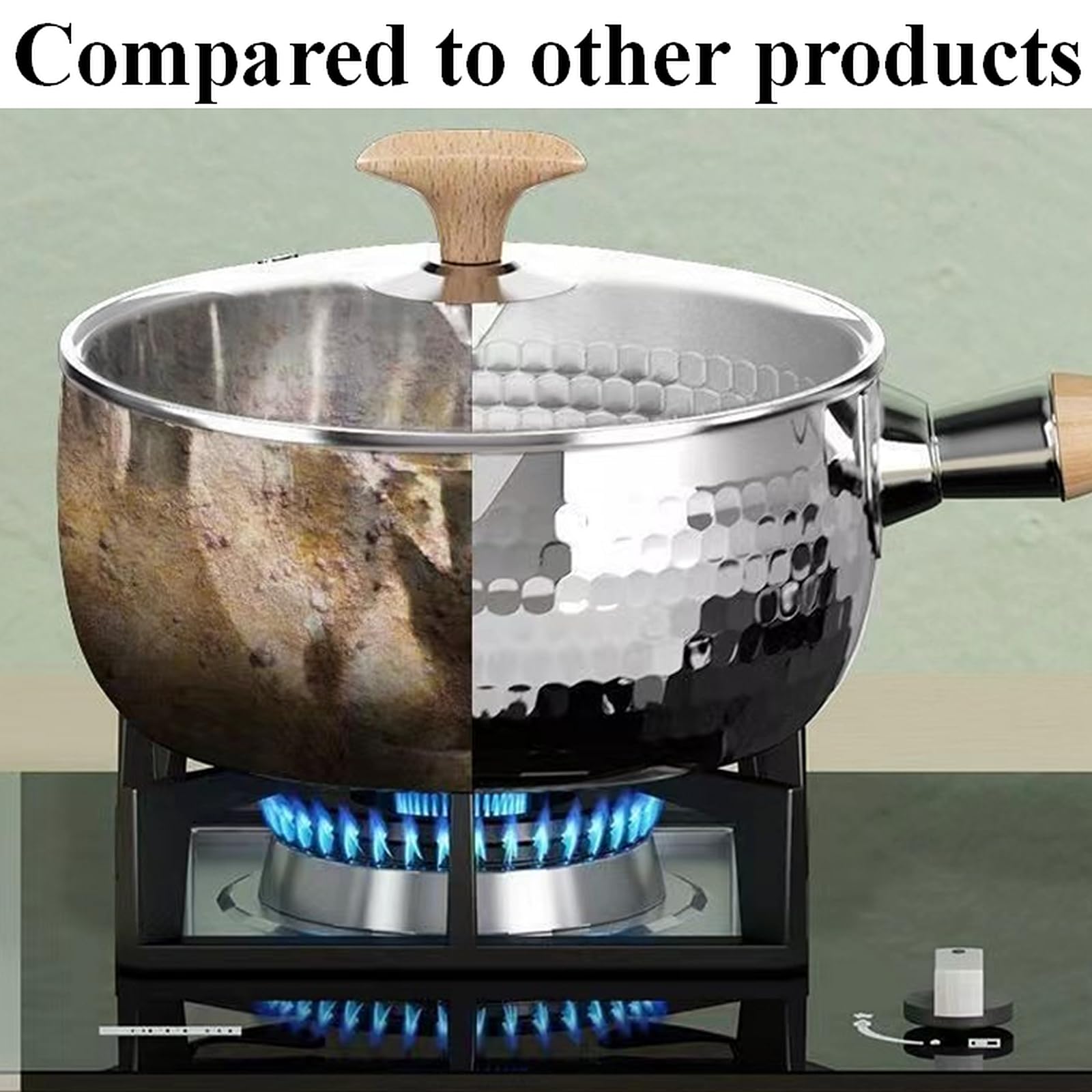Silver Stainless Steel Sauce Pot - 2.2 Quarts -4 Silver Stainless Steel Sauce Pot - 2.2 Quarts -4