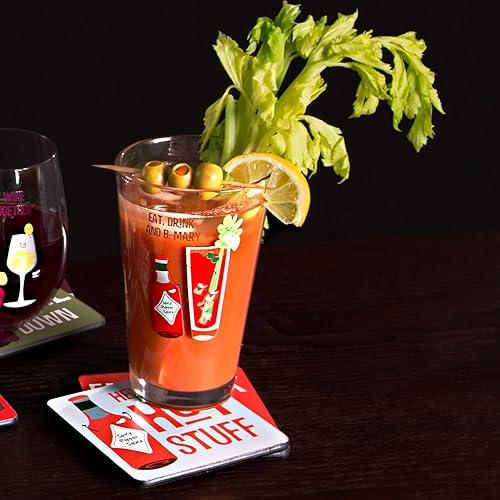 Miniatura 5 de Pavilion Gift Company - Eat, Drink & B. Mary - Bloody Mary - Vaso de 16 oz