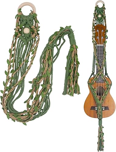 Miniatura 14 de Soporte de montaje en pared para ukelele para ukelele soprano, kit alternativo estilo-001