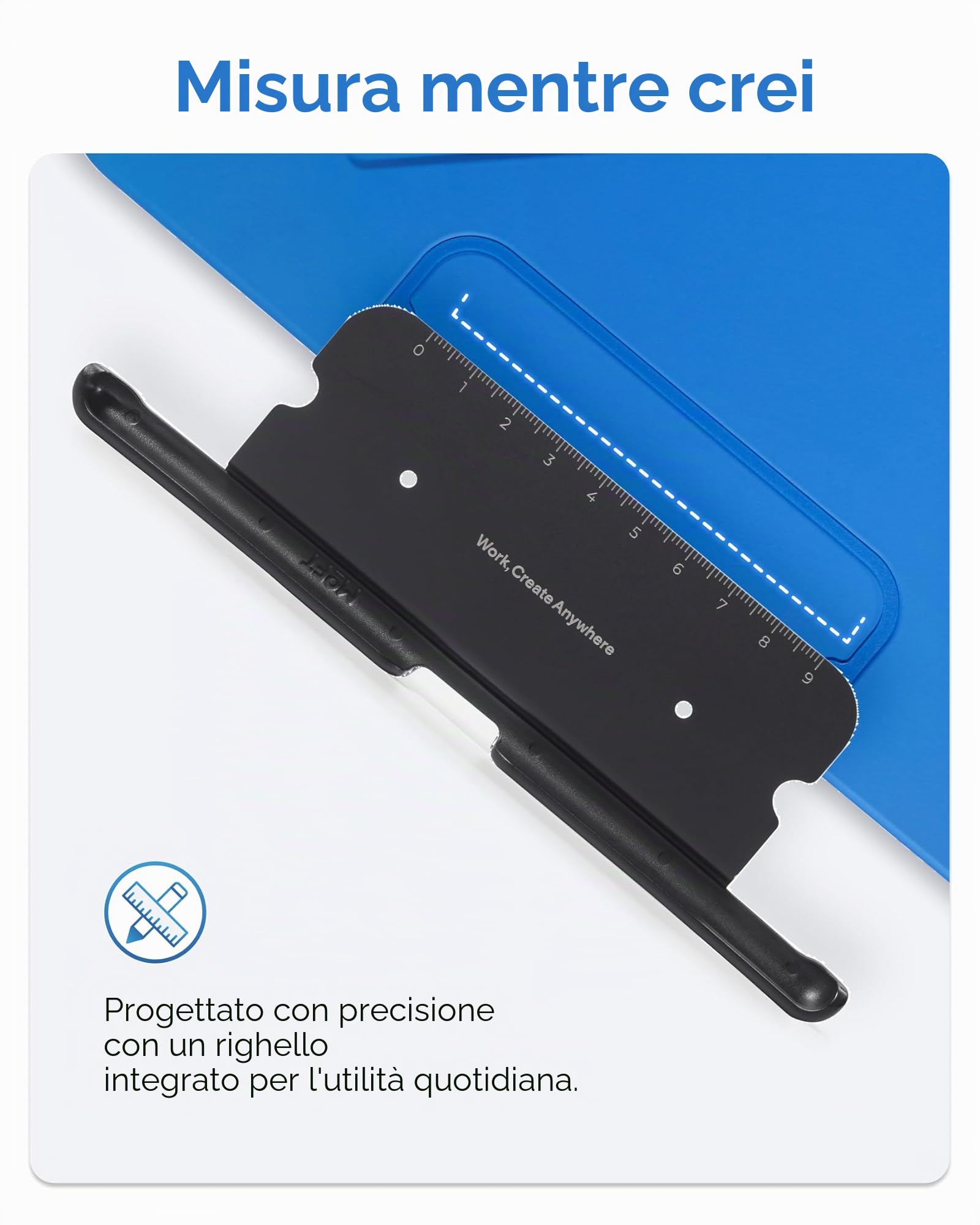 MOFT Porta-Penna custodia USB-C compatibile Apple Pencil Pro 2ª generazione Apple Smart Folio Magic Keyboard