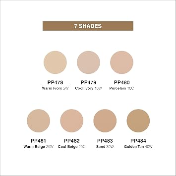 Kokie Cosmetics Pressed Powder Foundation (Cool Ivory, 10W)
