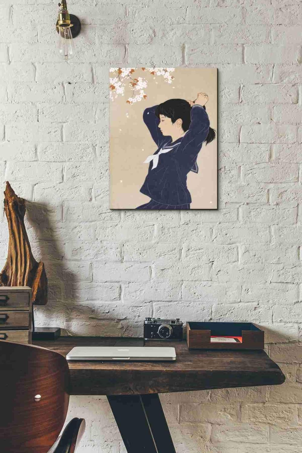 Epic Graffiti 'Spring' by Sai Tamiya, Canvas Wall Art, 12"x16"