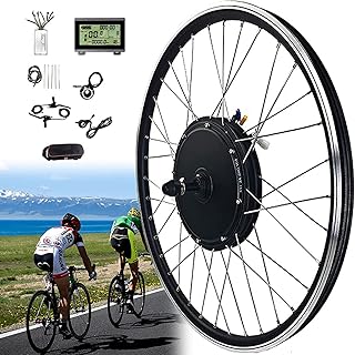 48V 250/350/500/1000/1500W Ebike Conversion Kit Rear Wheel,Professional Electric Bicycle Hub Motor Kit,Rear Wheel E-Bike Conversion Kit,E-Bike Hub Set With LCD3 Display,500W-27.5in