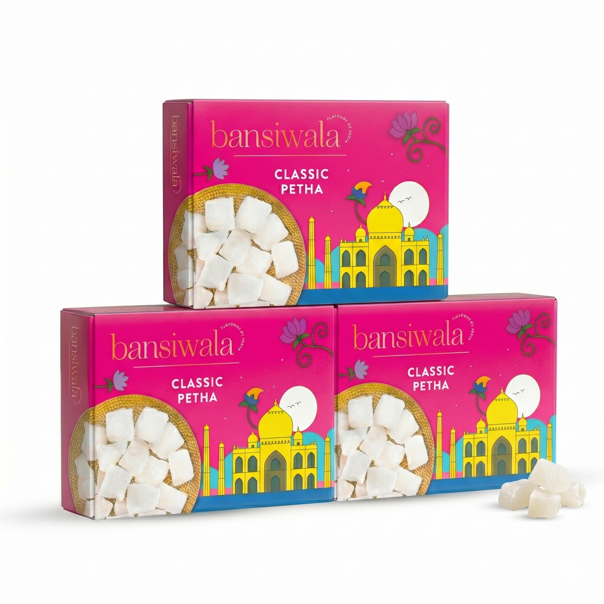 Bansiwala Classic Agra Petha 350g Pack of 3 - Original Dry Agra Ka Petha | Soft and Juicy Indian Sweet | Sweets Gift Box | Vegan & Preservative-Free | Delicious Indian Mithai!-picture-30