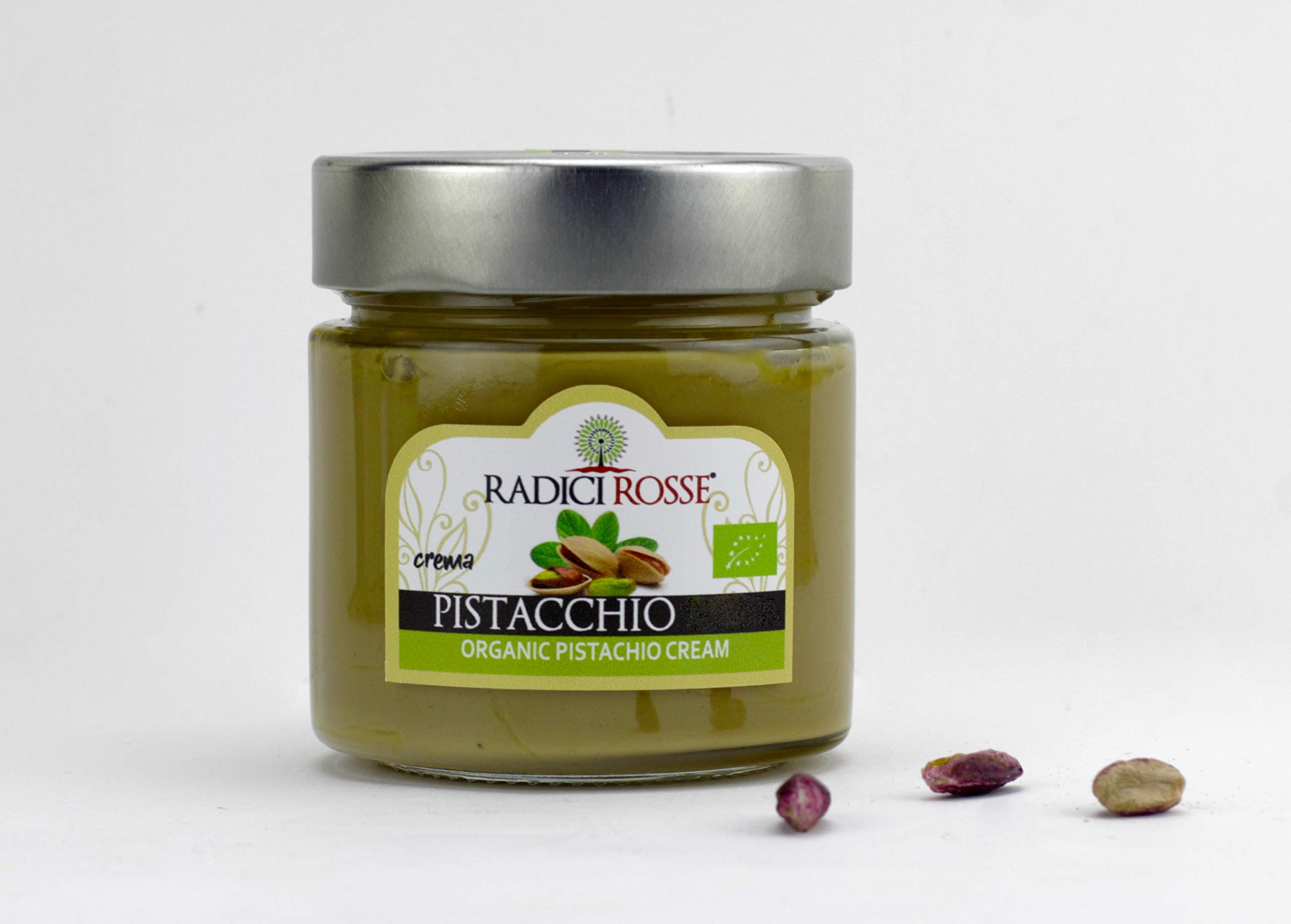 Marmellate Bio, 240gr e crema di pistacchio, 190gr. 18 pezzi misti. Spese di spedizione gratis