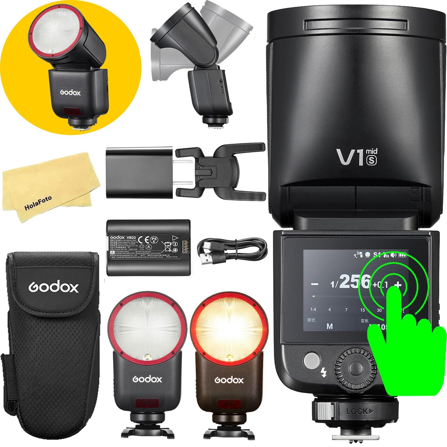 Amazon | Godox V1 Mid S カメラフラッシュ、ソニー カメラフラッシュ