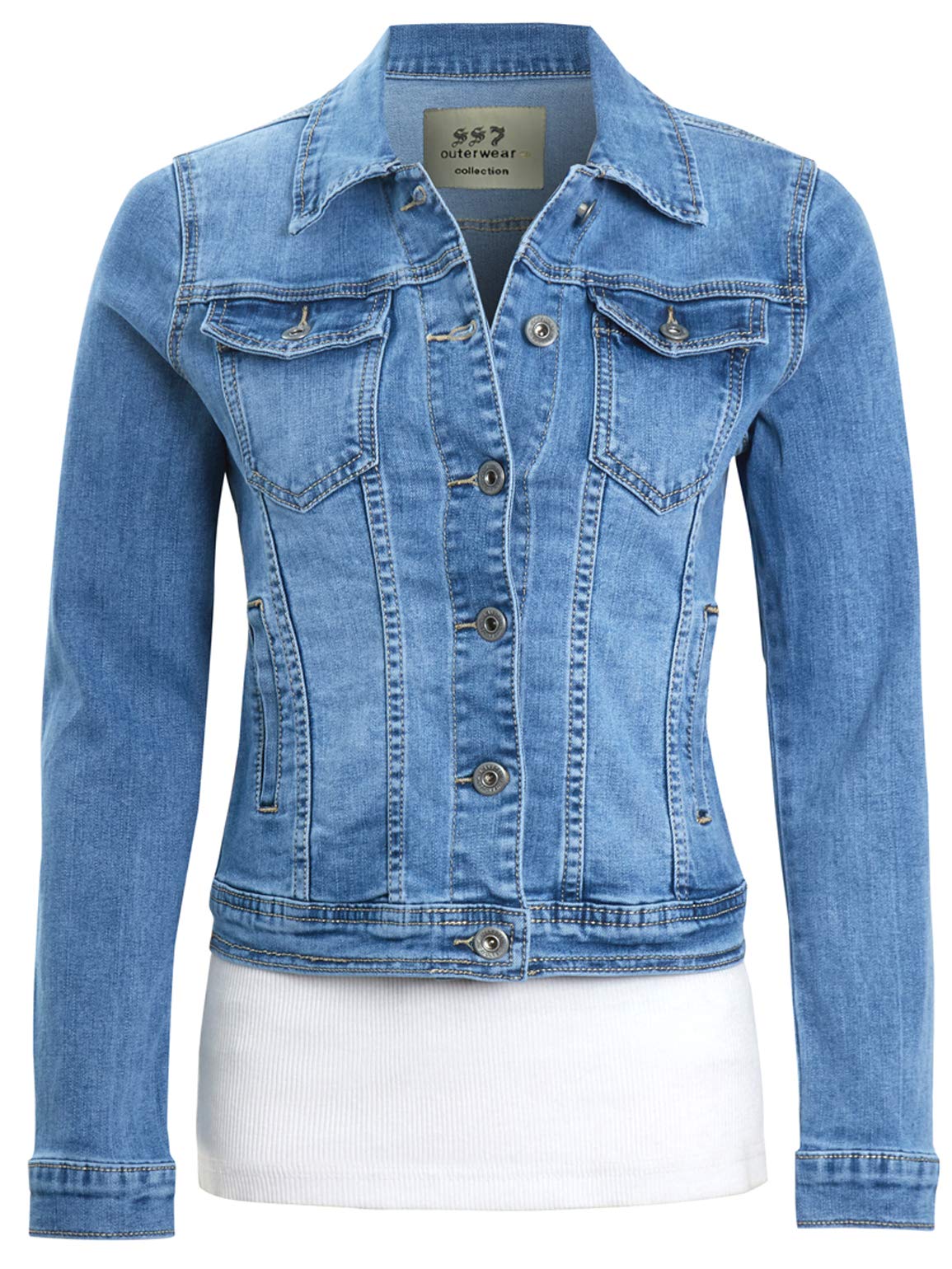 SS7 Femmes Veste en Jean