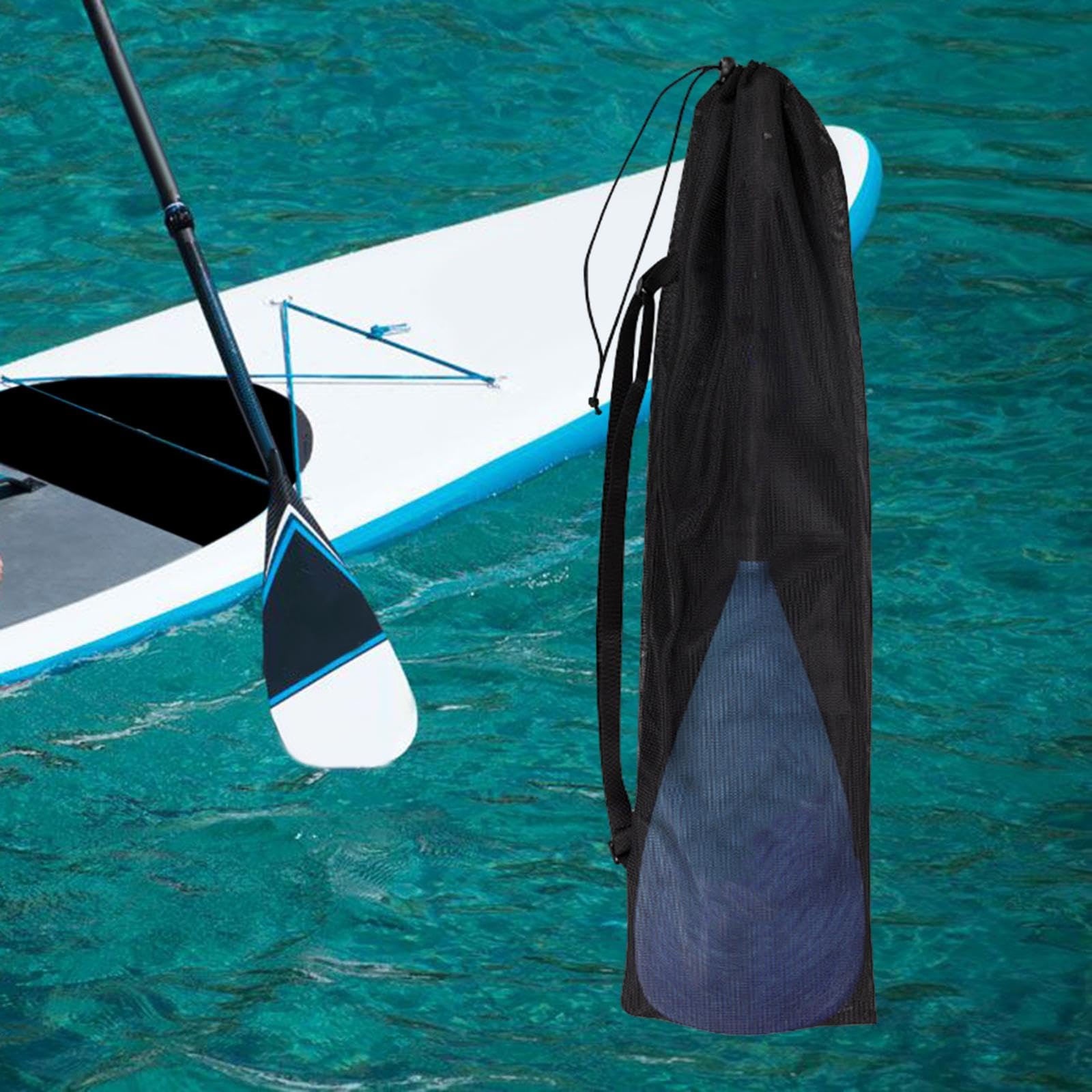 Bolsa de Remo para Kayak, Bolsa de Almacenamiento de Remo, Accesorio Resistente al Desgaste, Bolsa Protectora Acolchada con Doble Cremallera,
