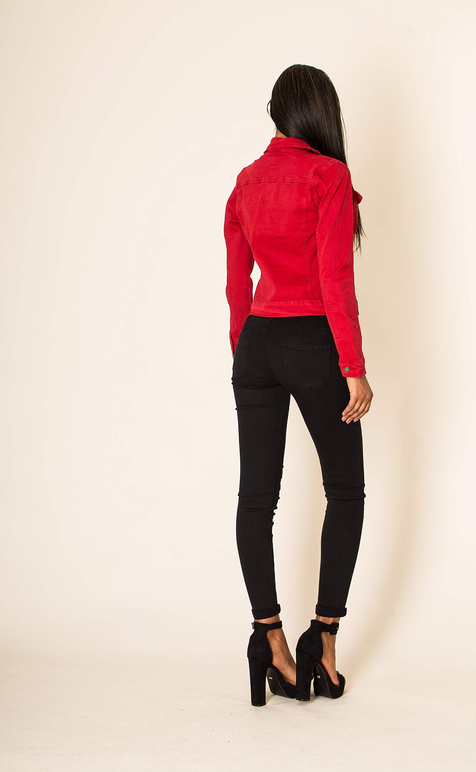 Crazy Age Damen Jeansjacke Blazer Übergangsjacke Sommer Jacke