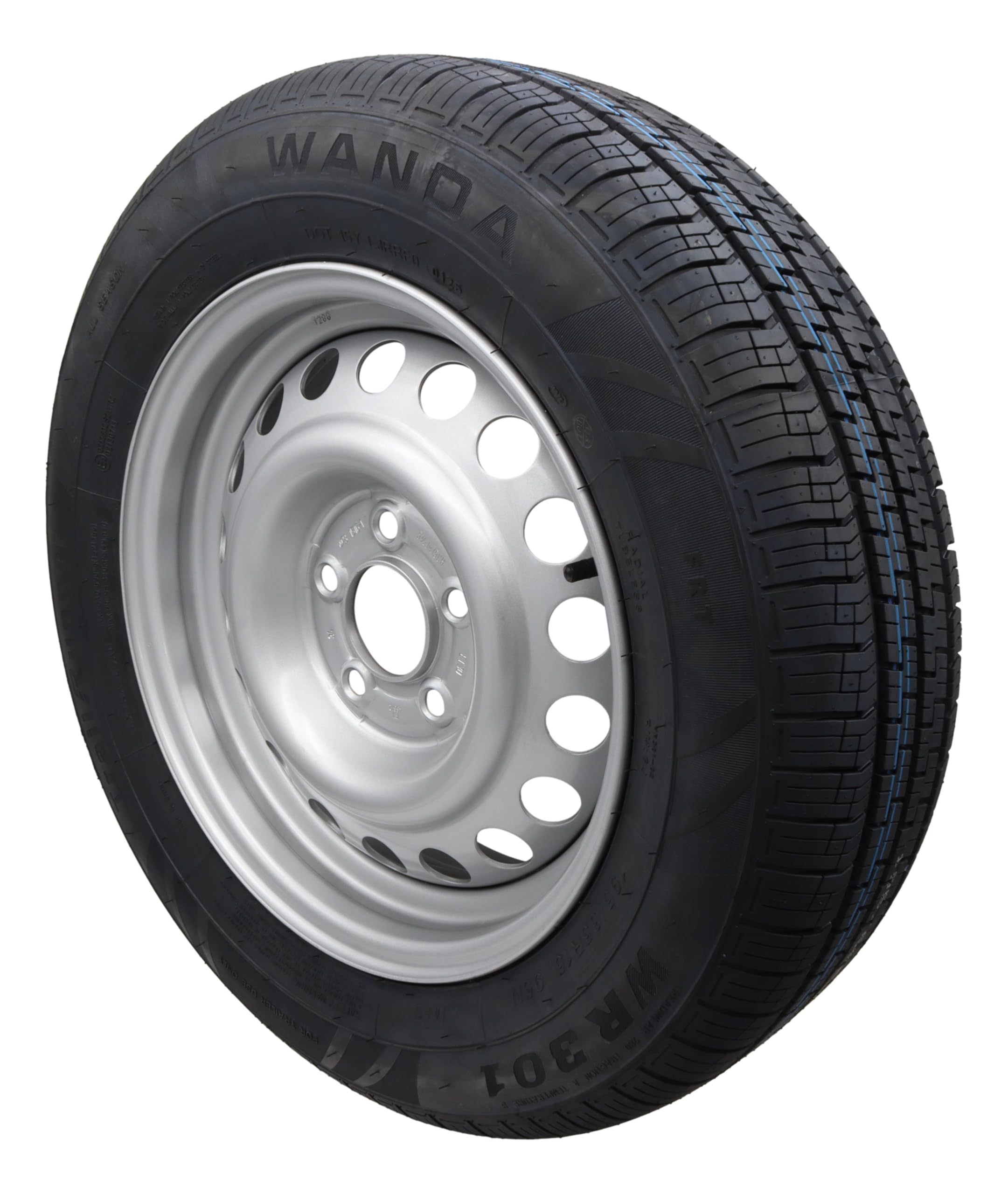 Roue Complète Pour Remorque 195/65 R15XL 112 x 5 - 15" Pour Caravane Avec Pneu 195 65 R 15 XL