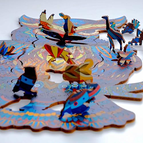 Miniatura 6 de Rompecabezas de búho - Rompecabezas de madera únicos para adultos y niños - Los rompecabezas para adultos más geniales perfectos para la familia -