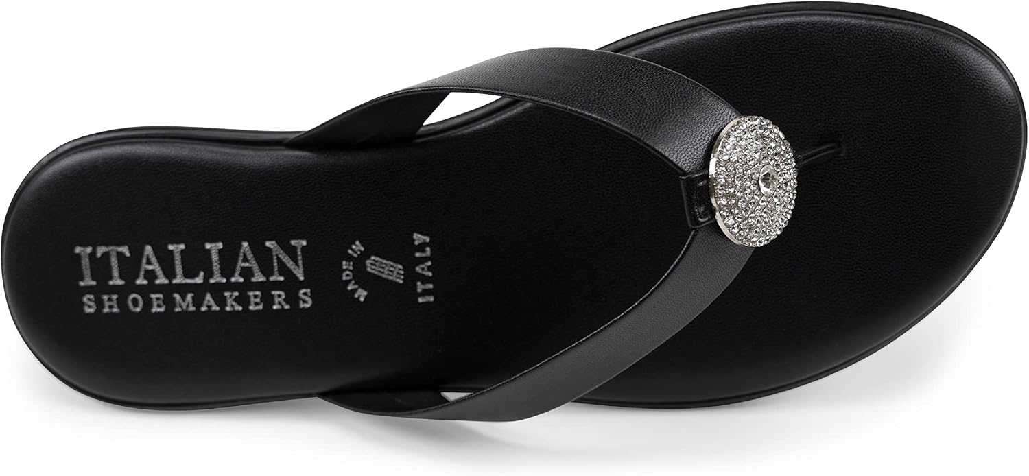 ITALIAN Shoemakers Women's Gea Thong Flip Flop Sandal