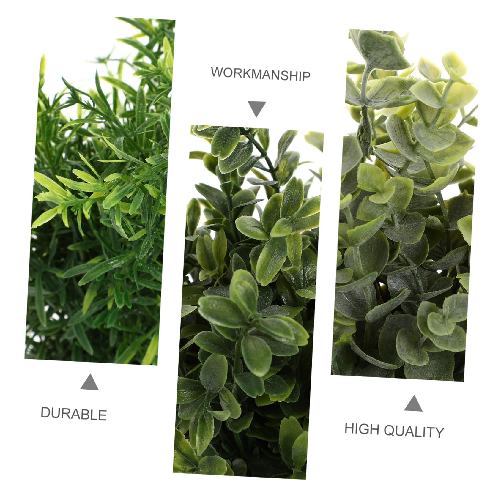 Gatuida 3piezas Plantas de Verdes Artificiales Eucalipto Falso Bonsái Falso para Decoración de Escritorio Casa y Oficina