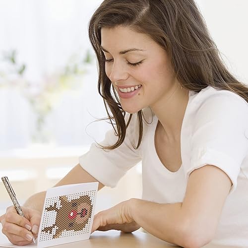 Miniatura 5 de GLOBLELAND 4 troqueles de corte con patrón de puntada, diseño de corazón redondo, cuadrado, patrón de costura en relieve, plantilla para bricolaje