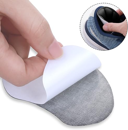 Miniatura 4 de Sibba 2 pares de almohadillas de talón para zapatos demasiado grandes, autoadhesivas, almohadillas para pies para mujeres y hombres, plantillas