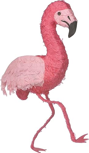 Ya Otta Piñata Pink Flamingo Pinata, suministros de fiesta de verano Luau, 23 x 19 pulgadas