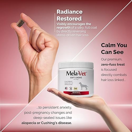 Vista 4 de Melatonina Calmante Masticables suaves para perros, formulados por veterinarios para proporcionar relajación y alivio de la ansiedad, ayuda a