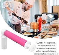 Vista 4 de Kit de pistola de pulverización manual para pasteles, aerógrafo manual para pasteles, herramientas de decoración con purpurina, herramientas