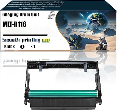 Replacement Parts Imaging Drum Unit MLT-R116 Compatible with Samsung Xpress M2625D M2825DW M2835DW M2875DW Printers, Contains Chip and Clear Printing 1 Pack Black