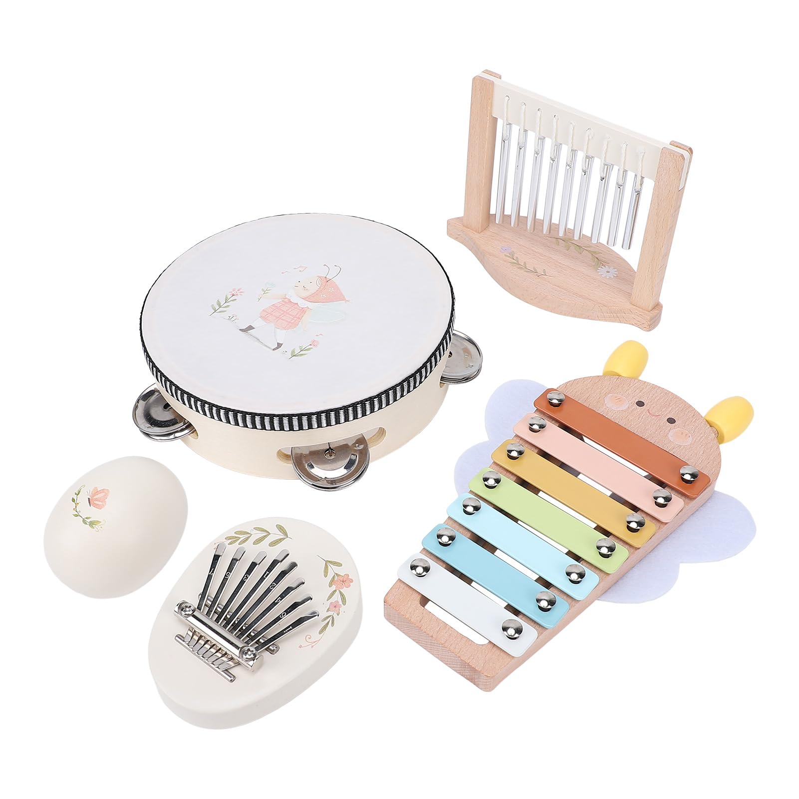 Set Percussioni per Bambini, Giocattoli Musicali Montessori in