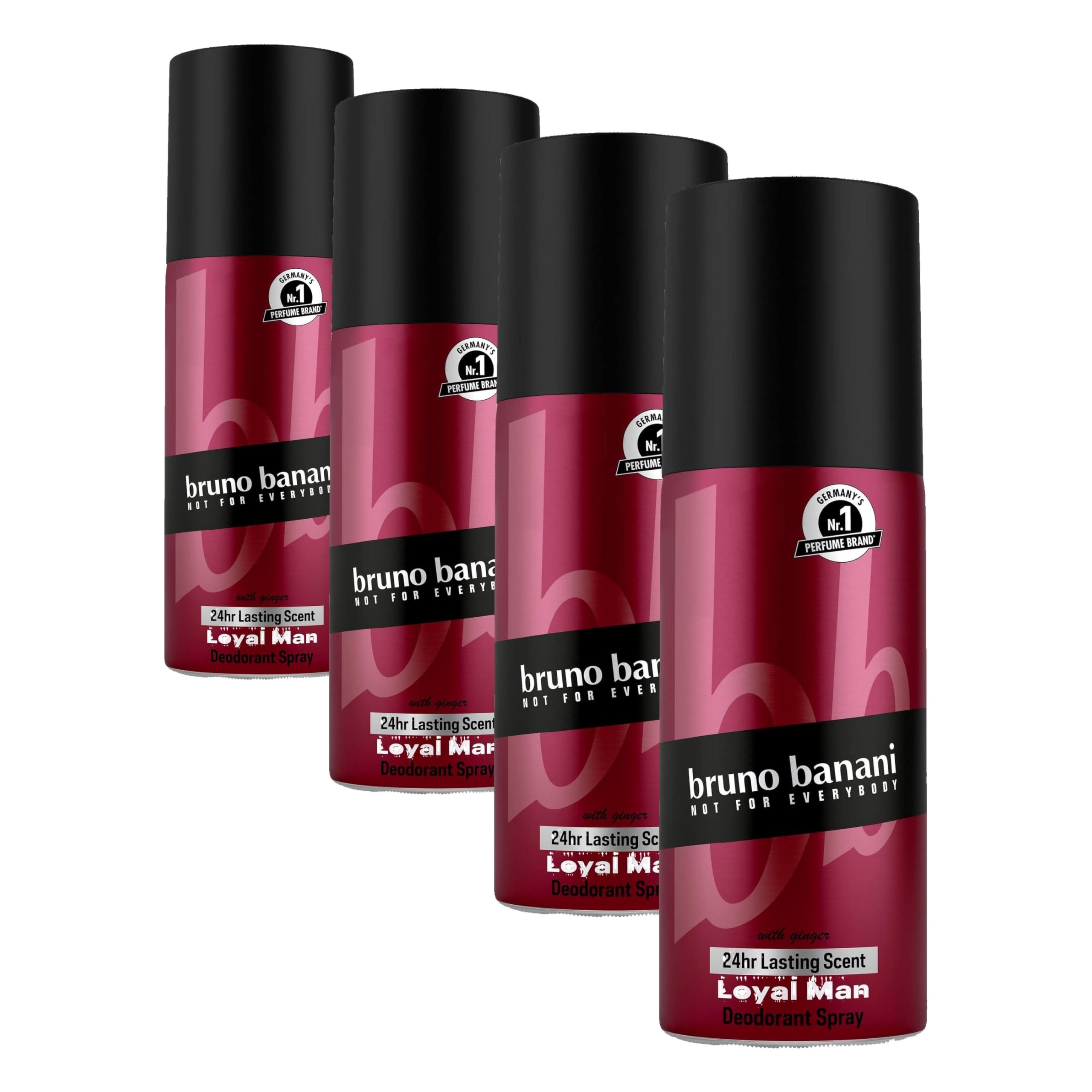 Bruno Banani Absolute Man Deodorante, 150 ml (Confezione da 4)