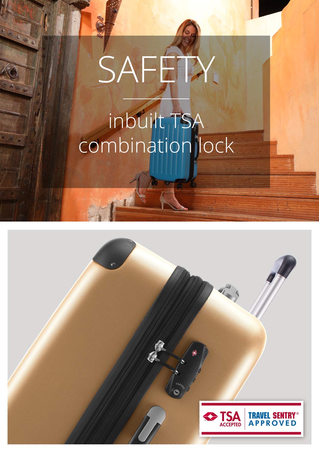 HAUPTSTADTKOFFER - SPREE - Valigia rigida, Trolley espandibile, Bagaglio con 4 ruote doppie, TSA, 75 cm, 119 litri, Borgogna