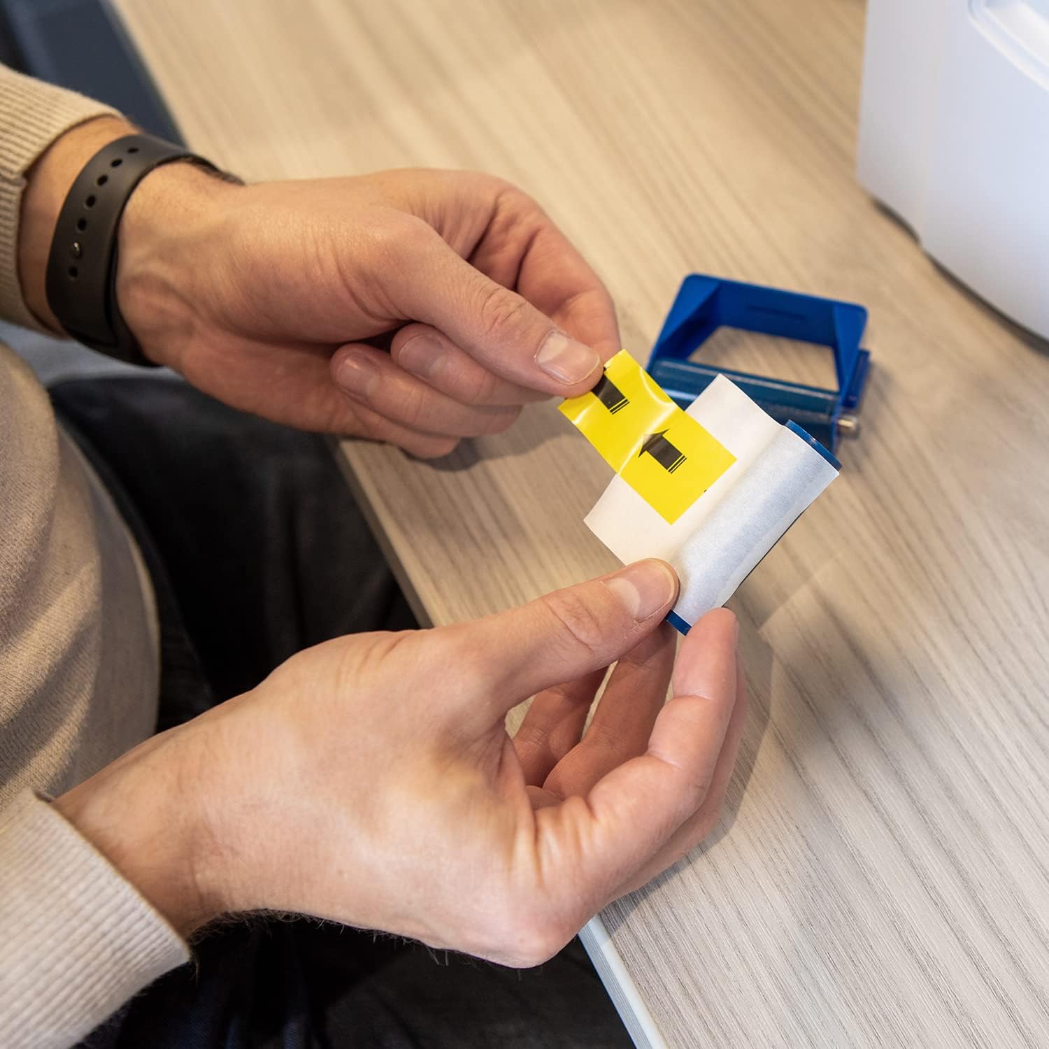 ID Maker Small Business Edition 100 Print Ribbon - Full-Color YMCKO Printer Ribbon - for PVC ID Badge Cards - Professional Print Quality - Official ID Maker Brand Printer Ribbon